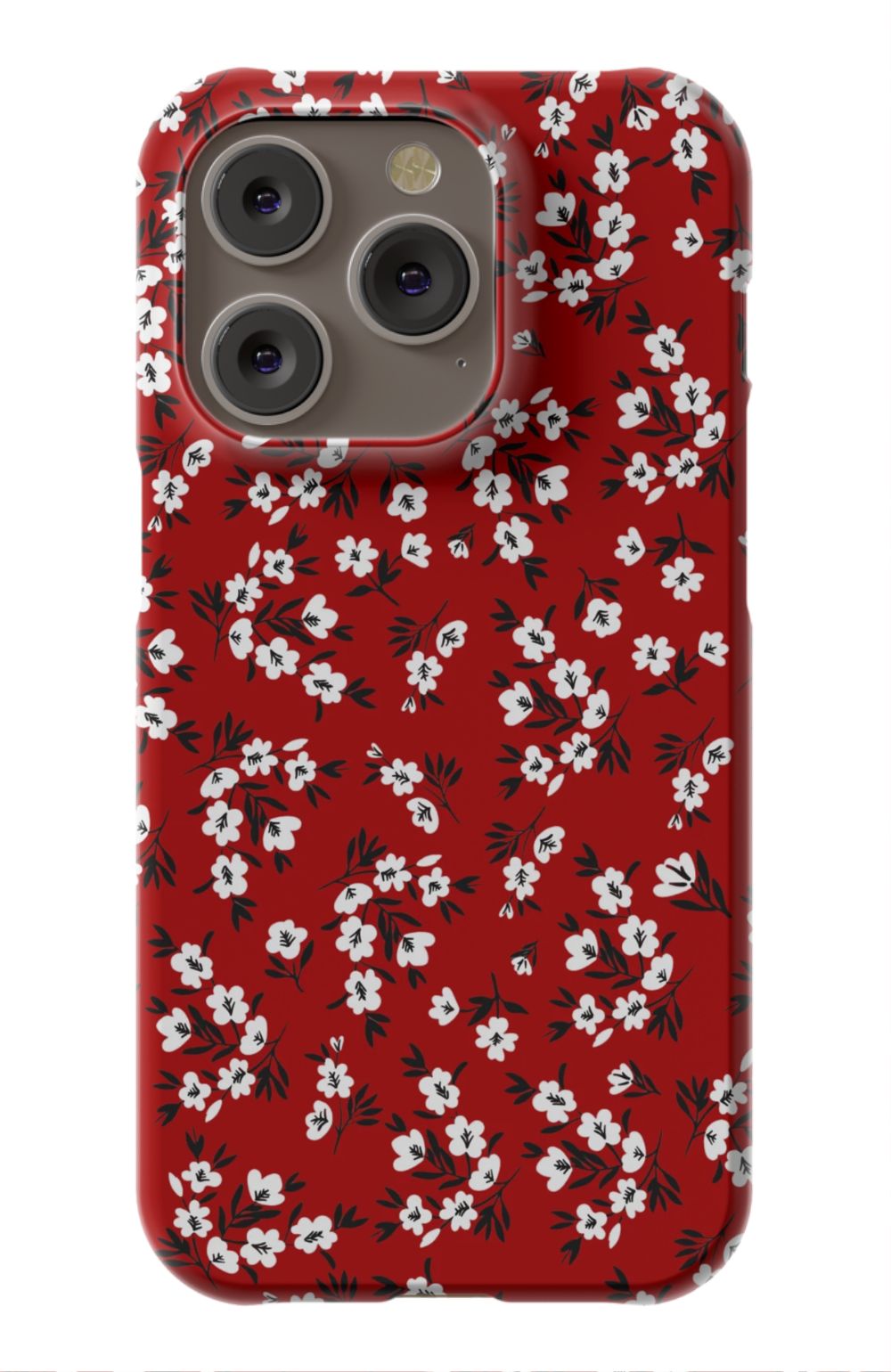 Red Blooming Phone Case - B7Cases